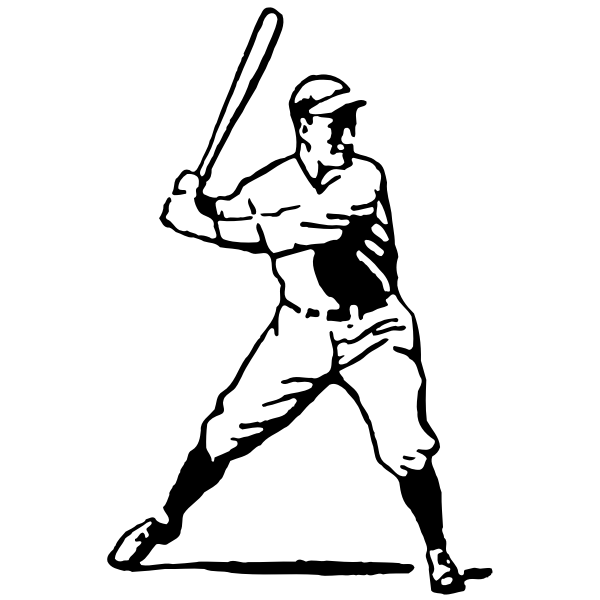 Baseball Player SVG