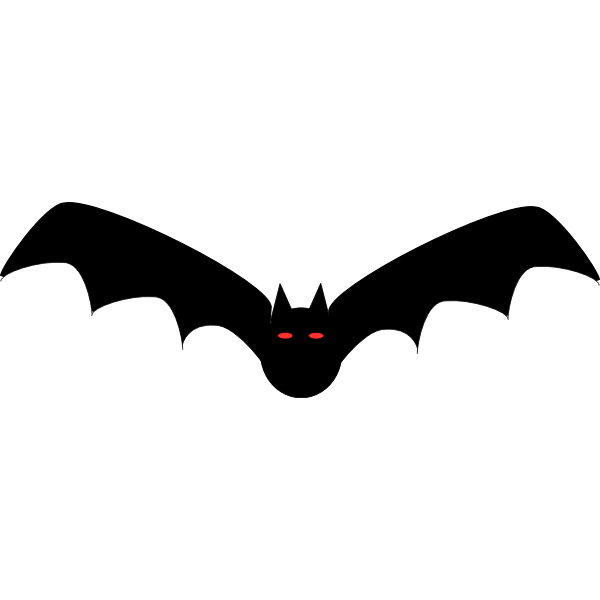 Silhoeutte of a bat (#3)