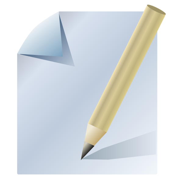 Document icon vector drawing