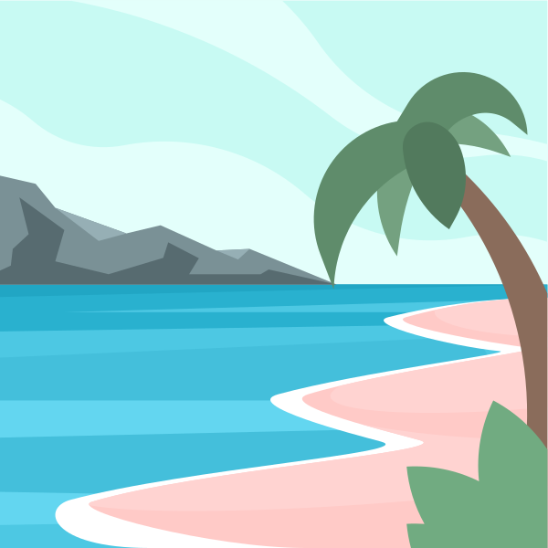 Tropical Beach Landscape-1792403989