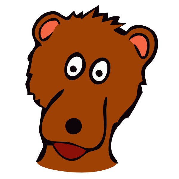 Place marker bear vector image