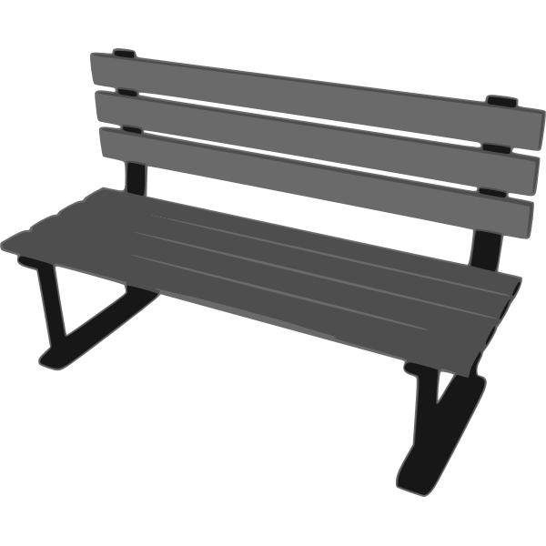 Download 3d Park Bench Vector Drawing Free Svg