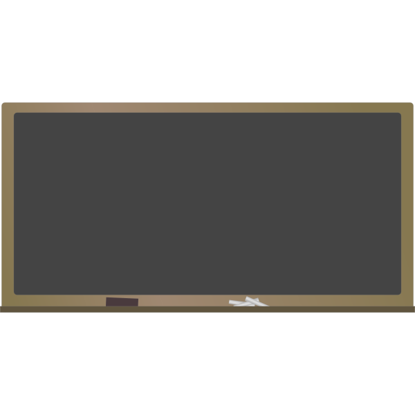 Blank blackboard vector image