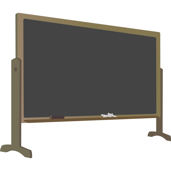 Blackboard with stand vector image