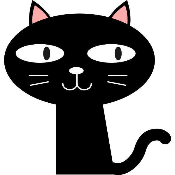 Black cat image