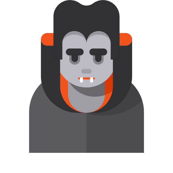 Blood-thirsty vampire