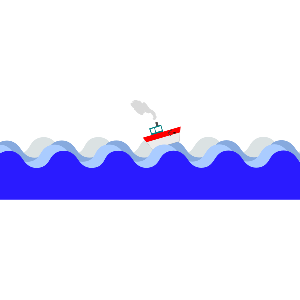 boat at sea
