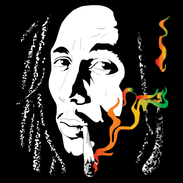 Bob Marley By O4X4Ca | Free Svg
