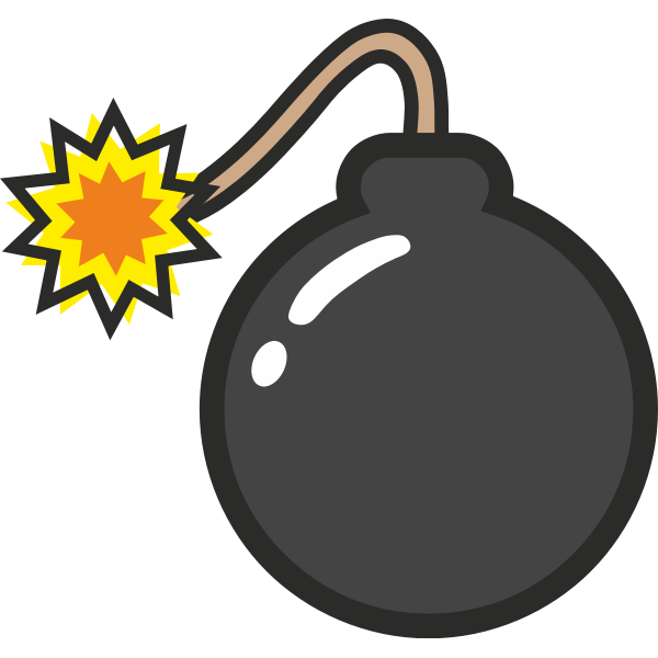 Cartoon Bomb SVG