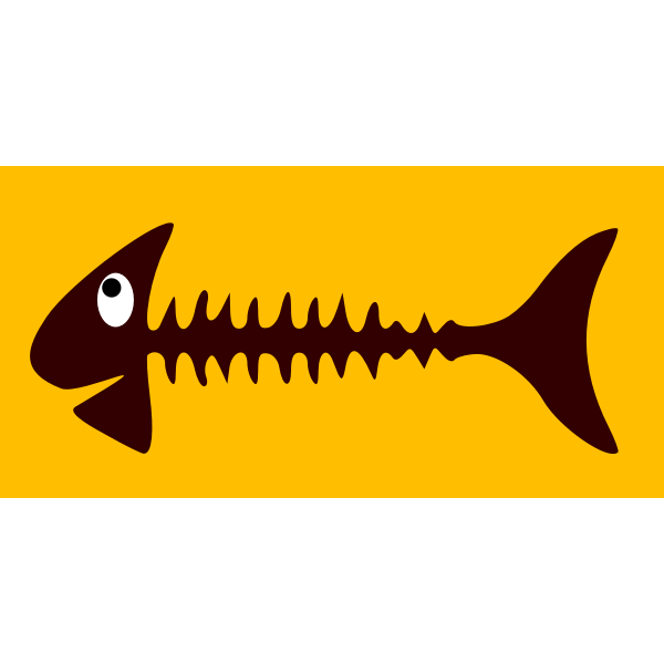 Fish Bone Icon Free Svg