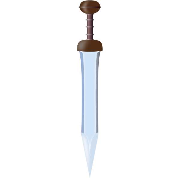 Glaudius sword vector image