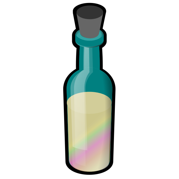 Bottle of Colored Sand