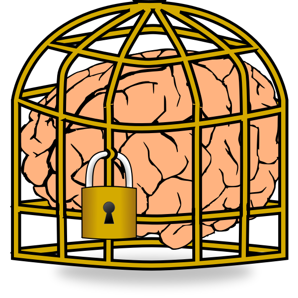 Locked brain