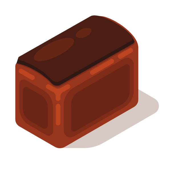 Loaf of bread 3d