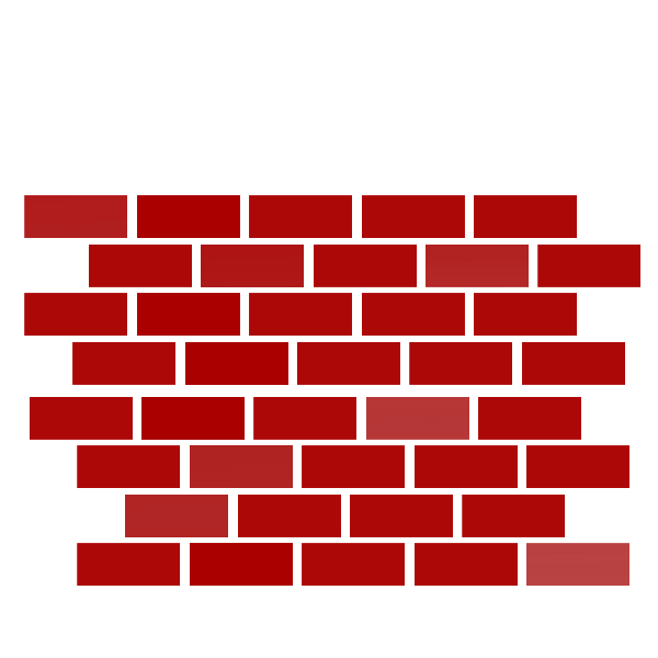 Block of bricks vector graphics
