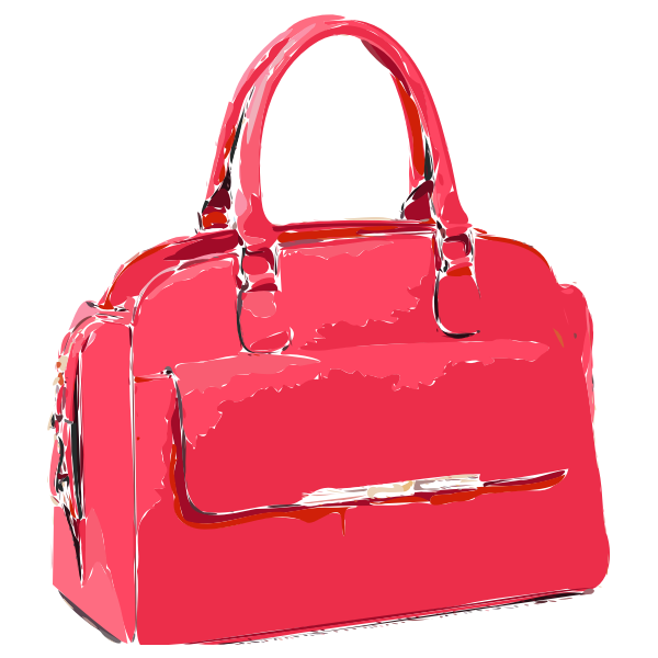 bright pink bag