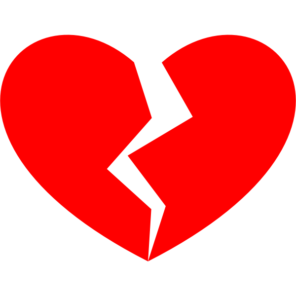 Broken Heart SVG