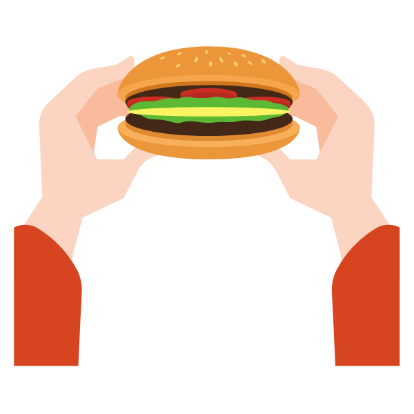 Eating burger-1786295146