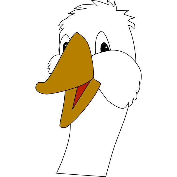 Smiling goose