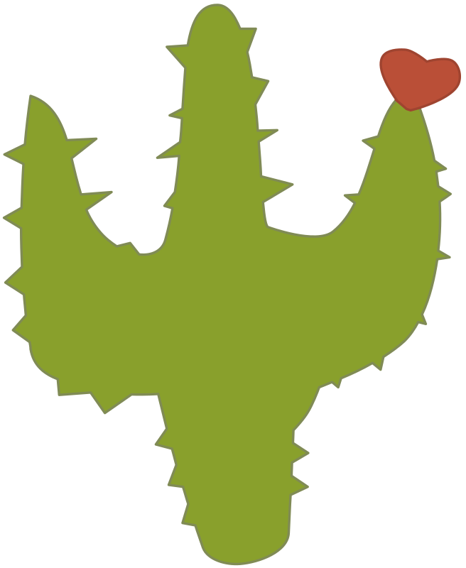 Cactus with heart