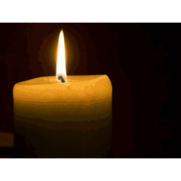 candle burning
