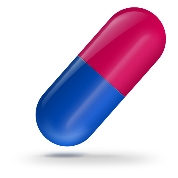 Capsule vector drawing