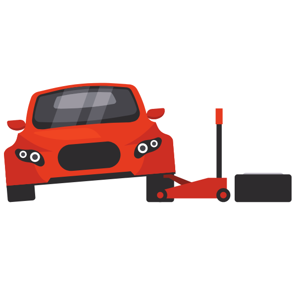 Replacing a car tire
