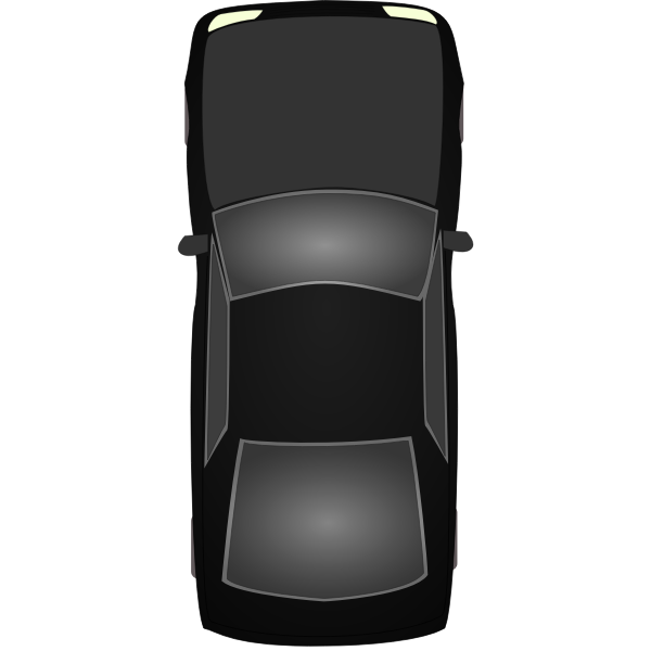 Black car vector illustration
