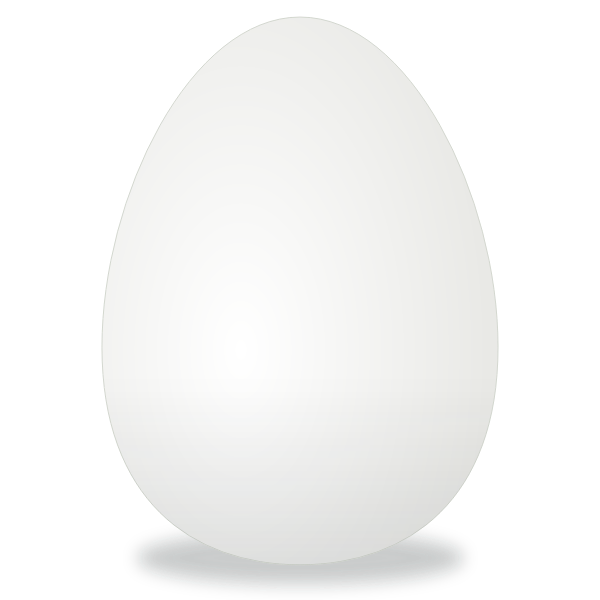 Vector illustration of whole egg | Free SVG