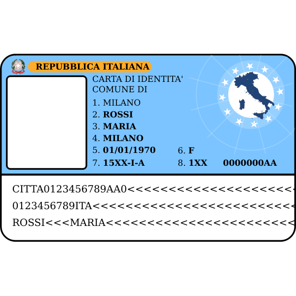 Carta d'identitÃ  - ID card