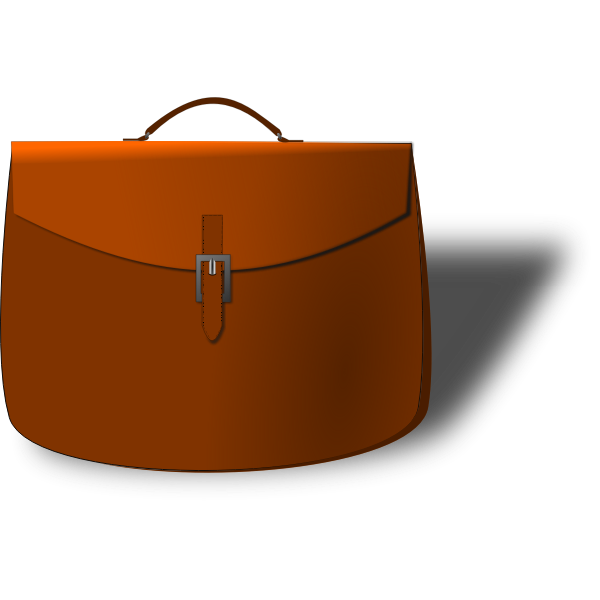 Leather briefcase | Free SVG