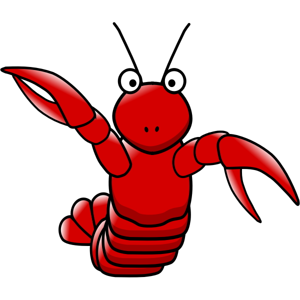 Cartoon lobster | Free SVG