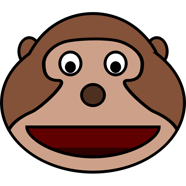 Ape's face