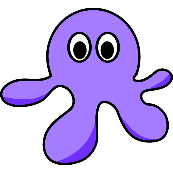 Purple octopus image