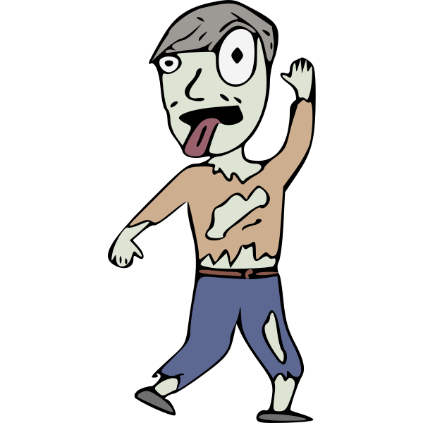 Cartoon zombie | Free SVG