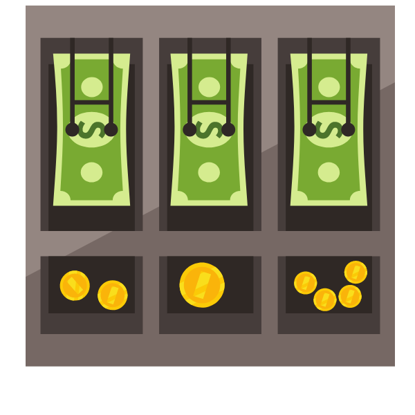 Banknotes in a cash register