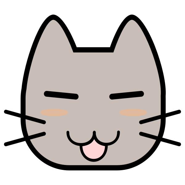 Cat's face vector image | Free SVG