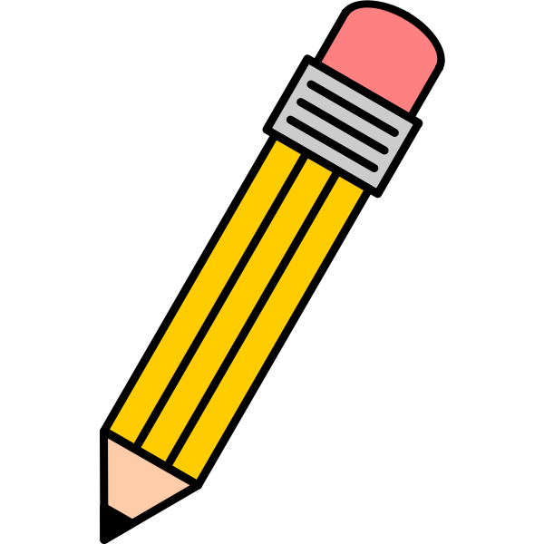 Download Pencil with eraser | Free SVG