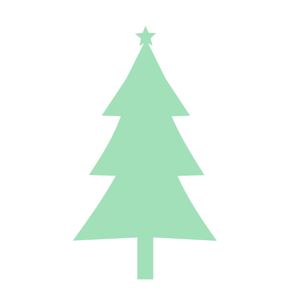 Christmas tree green color