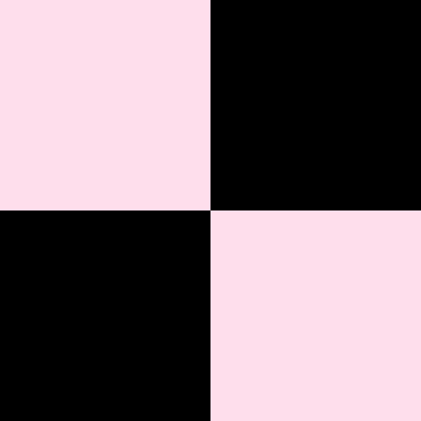 Checkerboard black and pink