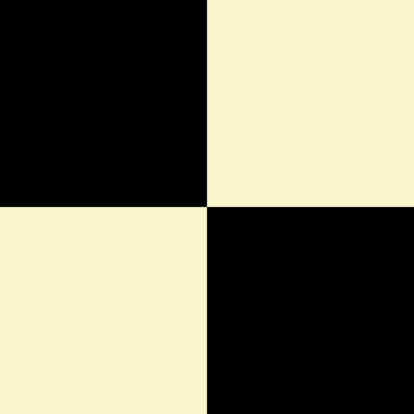 Checkerboard black and yellow