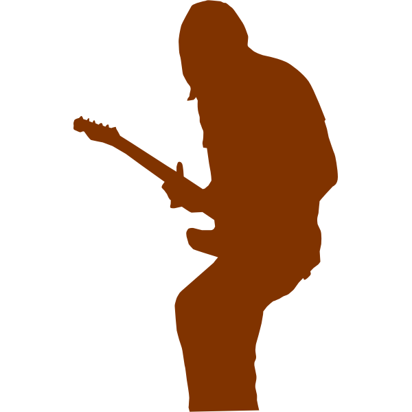 Vector image of musician