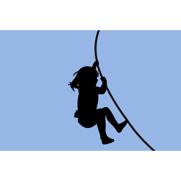 Download Child Climbing Silhouette Free Svg