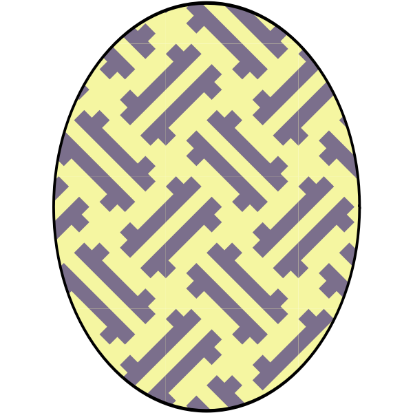 Easter egg pattern