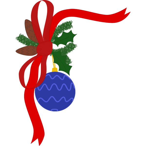 Christmas decoration vector image