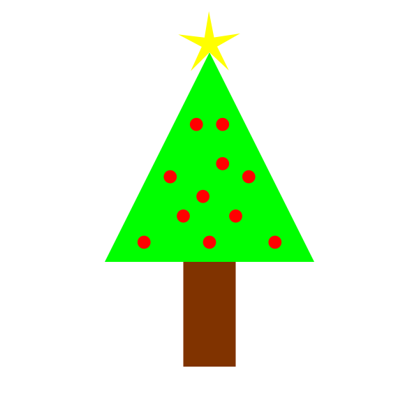 Download Simple Christmas Tree Free Svg