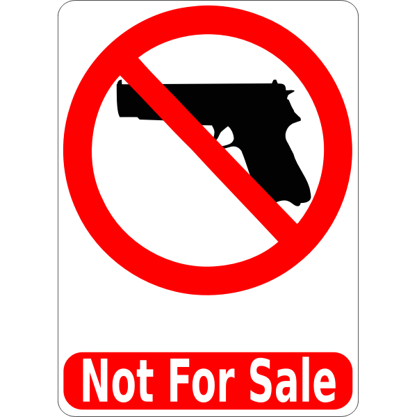 Guns not for sale