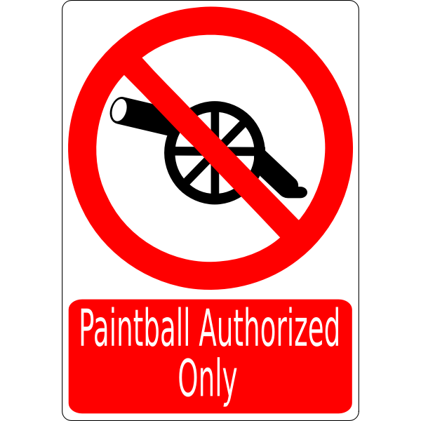 War prohibited sign vector image