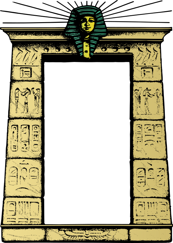 Egyptian Frame Colored Version