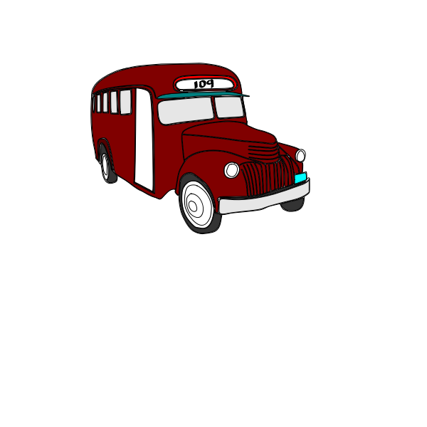 Buenos Aires bus vector drawing